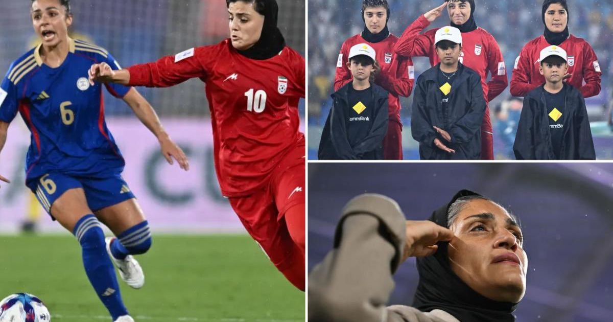 Iranian women footballers from the national team (Photo/X/Masih Alinejad)