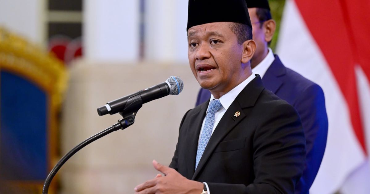 Indonesian Energy and Mineral Resources Minister Bahlil Lahadalia (Photo/doc./Bahlil Lahadalia)