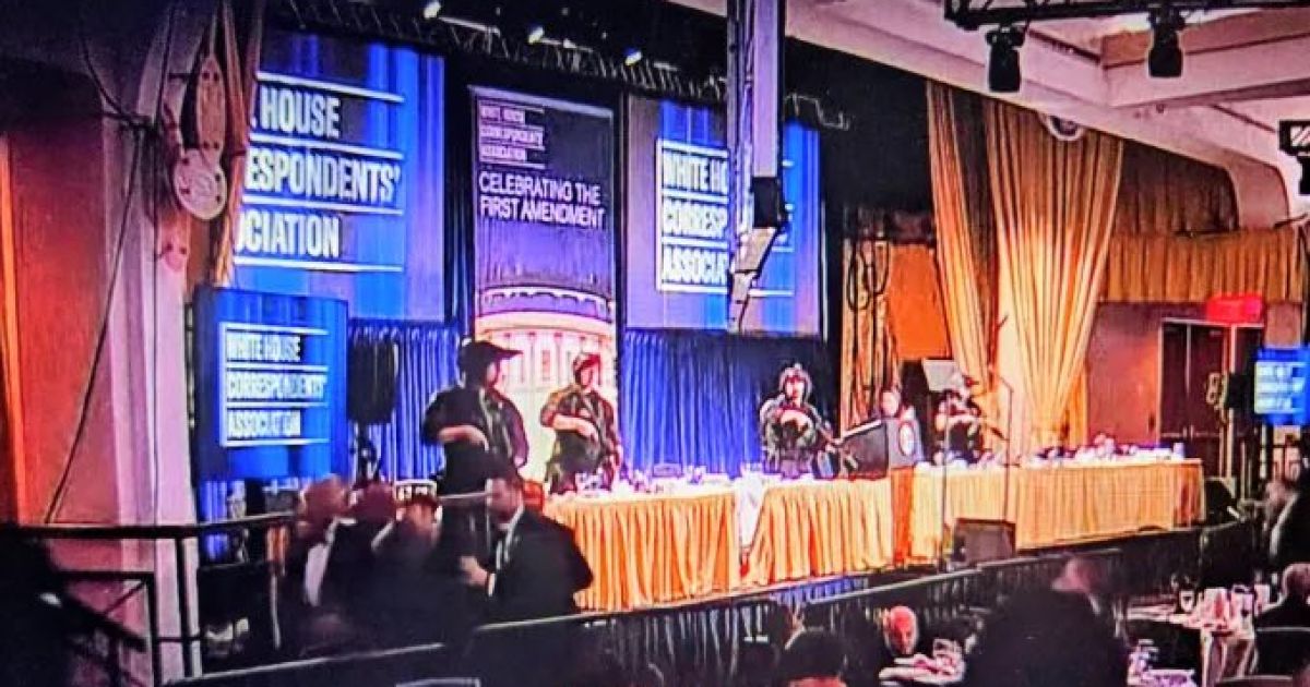 President Trump And First Lady Evacuated After Shooting Incident at White House Correspondents' Dinner