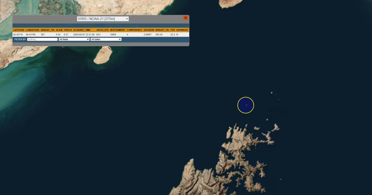 Situation at the Strait of Hormuz on Friday, 8 May 2026 (Photo/Khatam al-Anbiya)