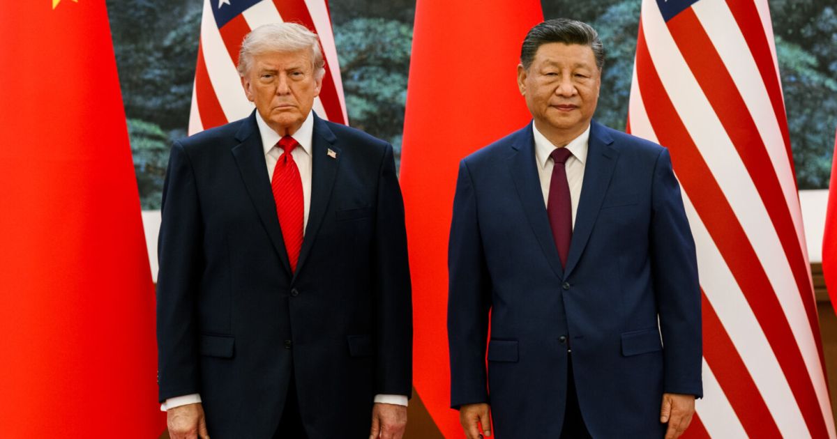 U.S. President Donald Trump (left) and Chinese President Xi Jinping in Beijing on Friday, 15 May 2026 (Photo/U.S. Embassy &amp;Consulates in China)