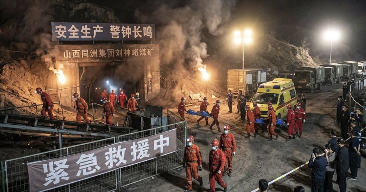 Rescuers are trying to find miners after a gas explosion took place at a coal mine in Shanxi Province in China on Friday, 22 May 2026 (Photos/Xhinhua)