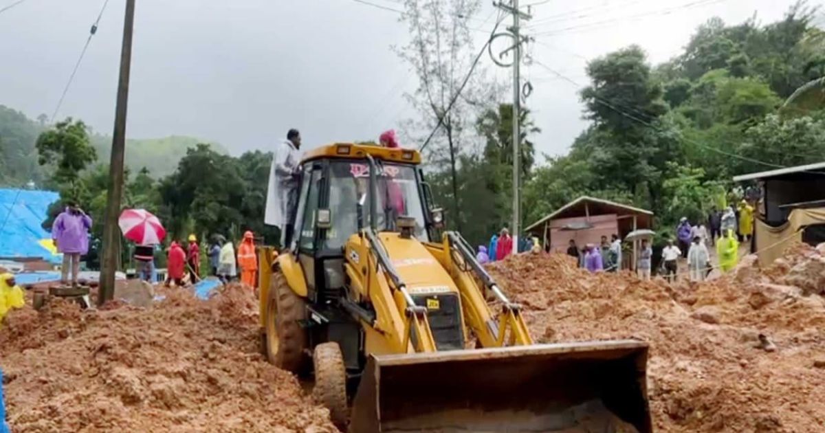 Search and rescue operation ongoing to find five missing people after landslide followed by flash flood wiped out an area in Wayanad, India's Kerala on Tuesday, 7 July 2026 (Photo/Jionws)