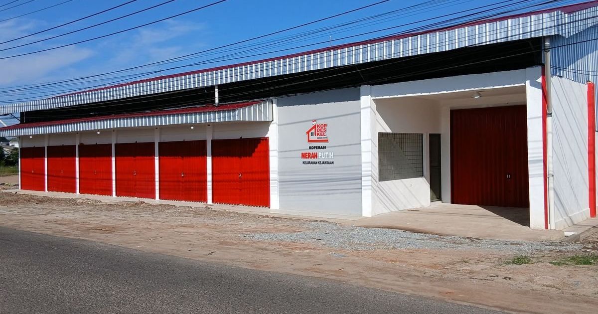 One of the buildings of Indonesia's Red-White Village Cooperatives (Photo/X/LambeSahamjja)