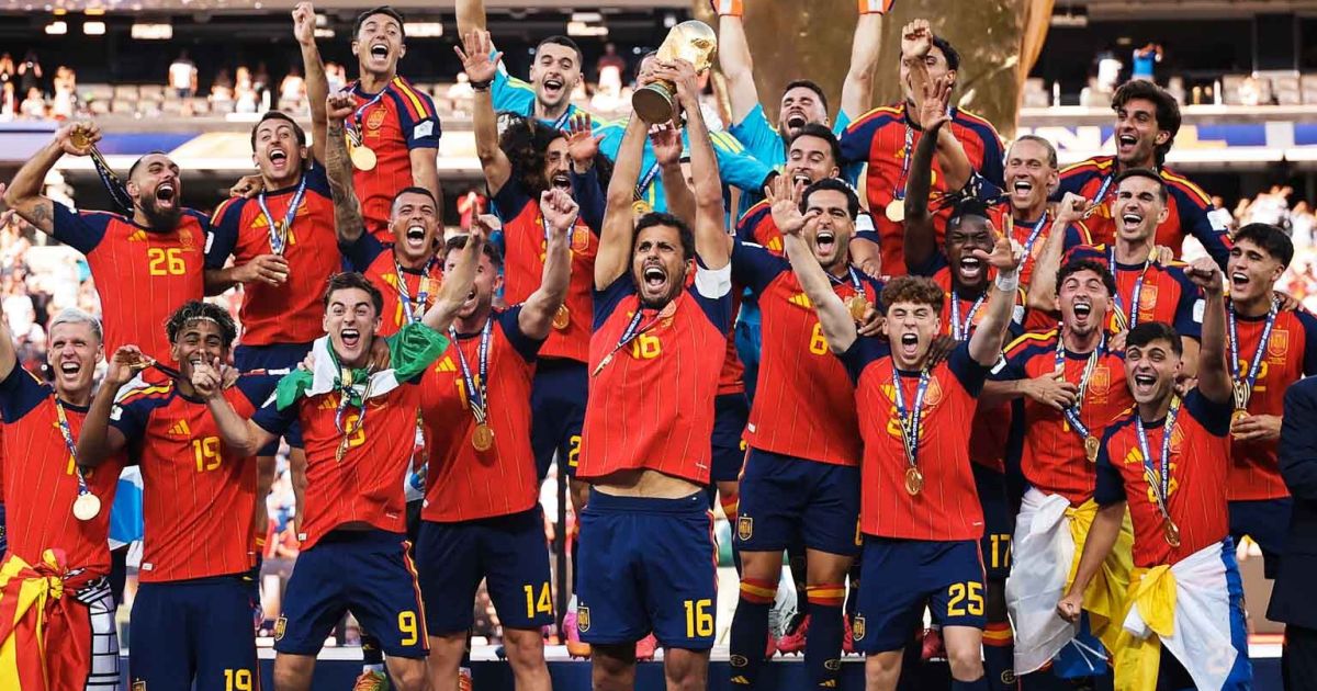 Photo of the Spanish football team's victory in the 2026 World Cup in 20 July 2026
(Photo/X/FIFAWorldCup)