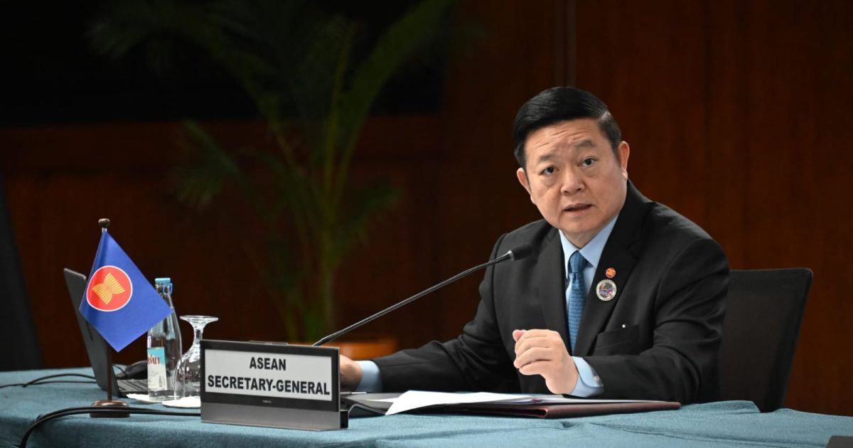ASEAN Secretary General Dr. Kao Kim Hourn leads an interface with AICHR in Manila, Philippines on Monday, 20 July 2026 (Photo/ASEAN Secretariat)