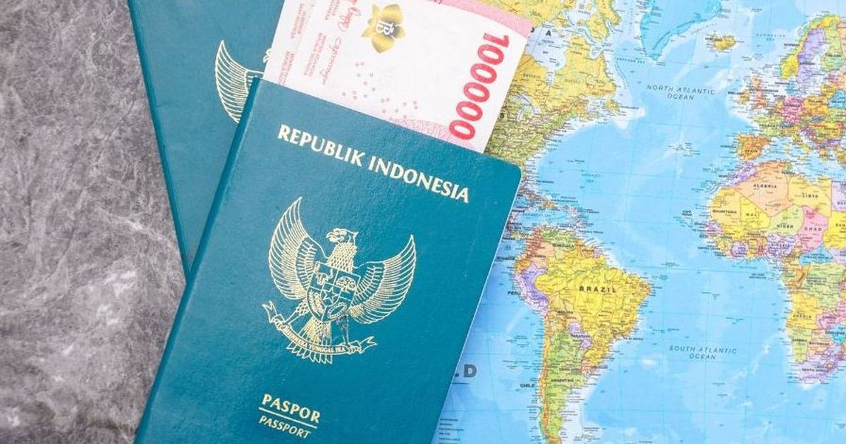 Illustration of Indonesian passport (Photo/X/RadioSmartFM)