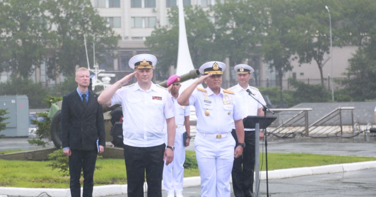 Indonesian and Russian Naval Forces hold joint military exercise ORRUDA 2026 in Vladivostok, Russia (Photo/Indonesian Navy)