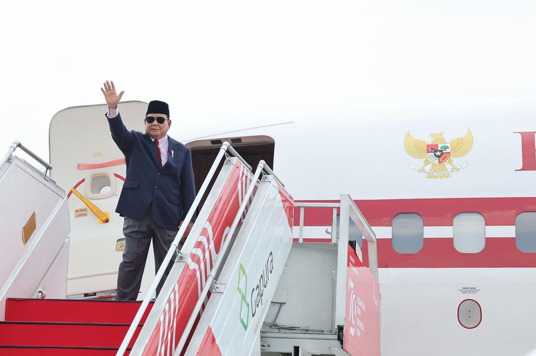 Indonesian President Prabowo Departs For China, US