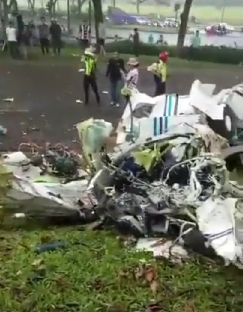Light Airplane Crashes  Area Near Jakarta, 3 Killed