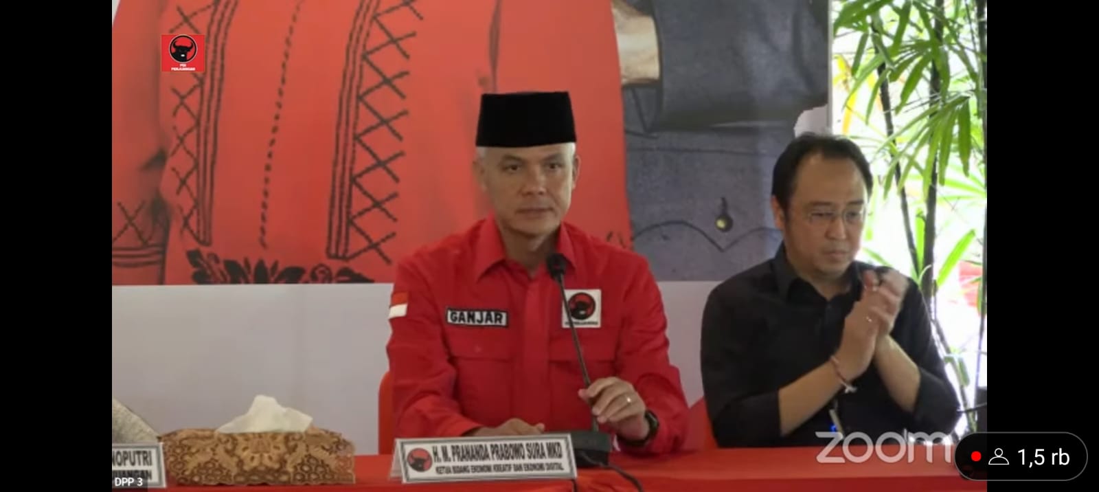 Ruling Party Announces Ganjar Pranowo as Indonesia’s Presidential Candidate
