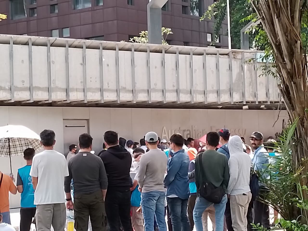 Refugees in Indonesia Protest Australian Govt.