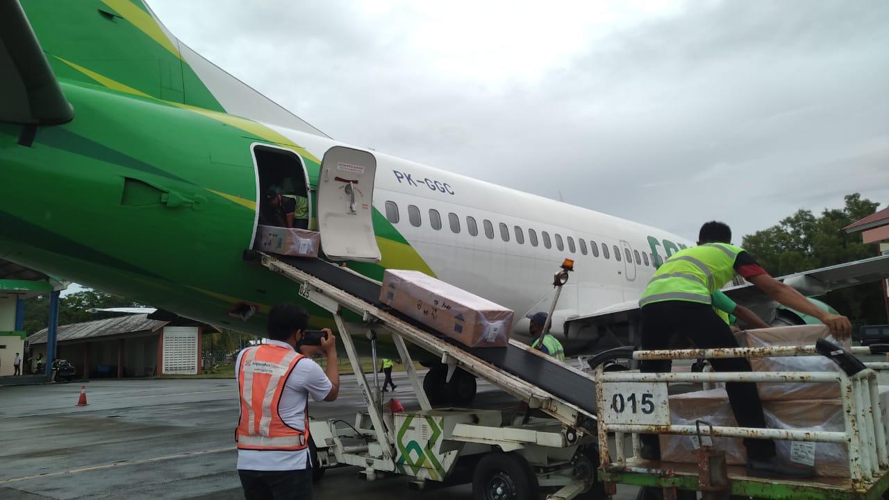 Garuda Provides Direct Flight to Export Fisheries Products From Maluku to Japan