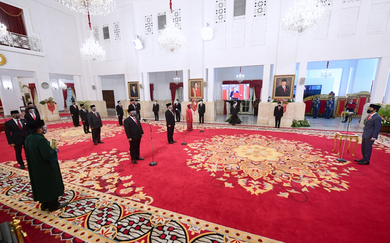 Indonesian President Installs New Ministers and Head Agencies Incl. Health Min.