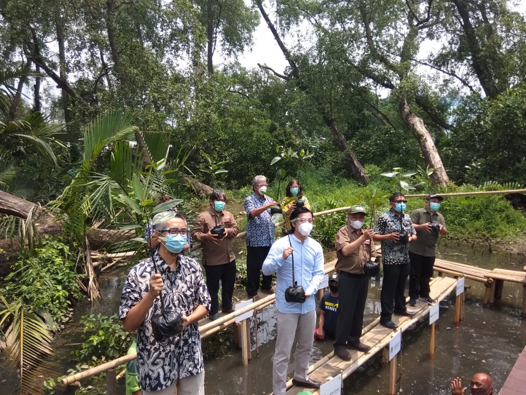 Infrastructure of Indonesia’s Muara Angke Wildlife Reserves in Jakarta Operated