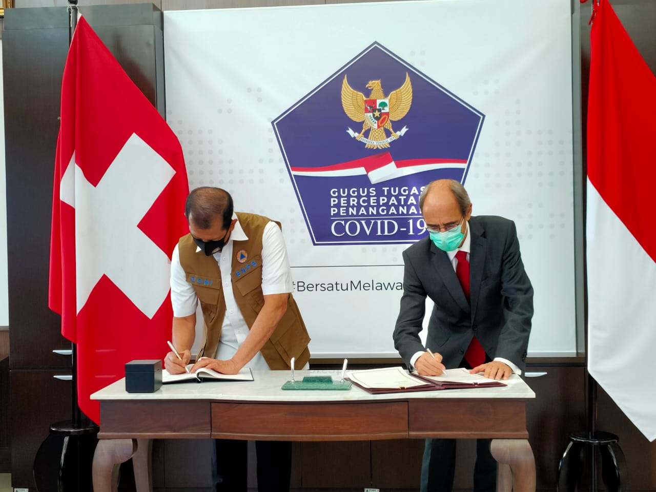 Indonesia-Switzerland Sign Cooperation Agreement on Disaster Mitigation